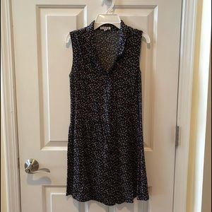 Floral, sleeveless tunic/minidress